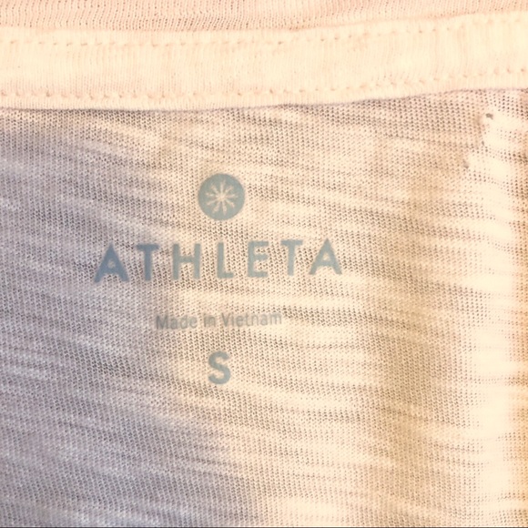 Athleta | Eco Wash Daily Tee Workout Top Peach - Picture 4 of 7